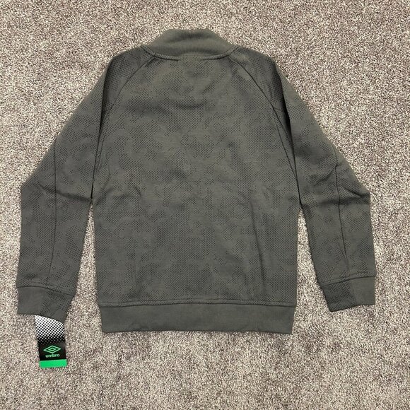 Umbro Kids Tech Soccer Full Zip Jacket Size S (6/7) Gray Zipped Pockets NWT - Picture 7 of 13